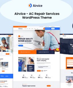 Airvice – AC Repair Services WordPress Theme