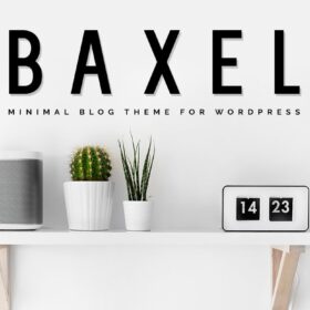 Baxel – Minimalist WordPress Blog Theme