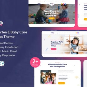 Bebio – Kindergarten & Baby Care WordPress Theme