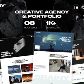 Brainy – Creative Agency & Startup WordPress Theme