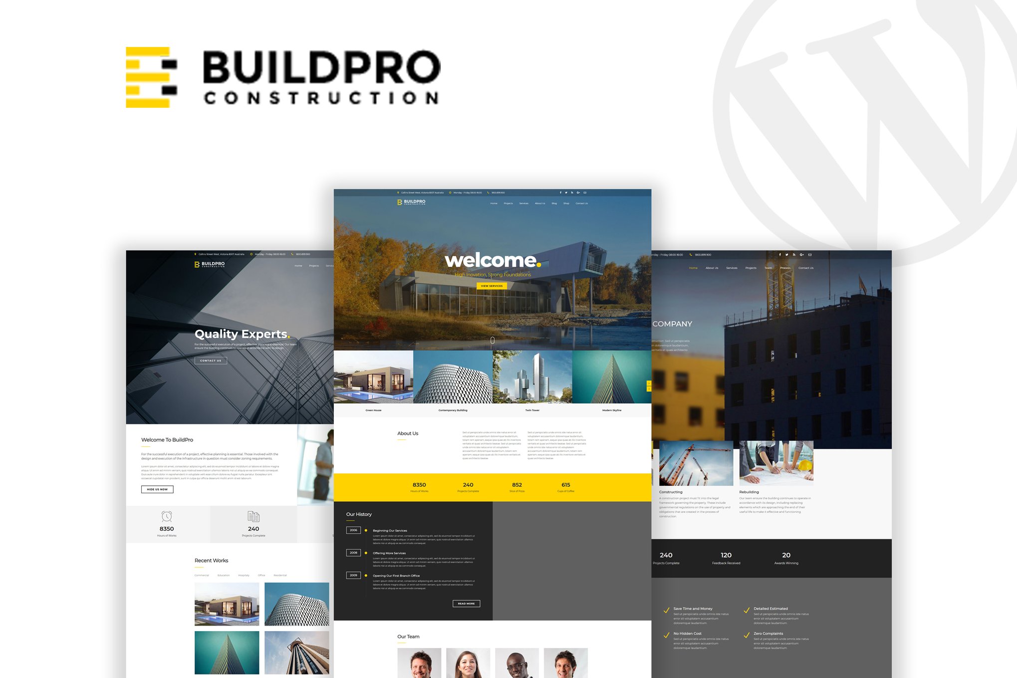 BuildPro – Business & Construction WordPress Theme