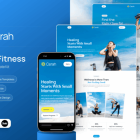 Cerah – Sport & Fitness Elementor Template Kit