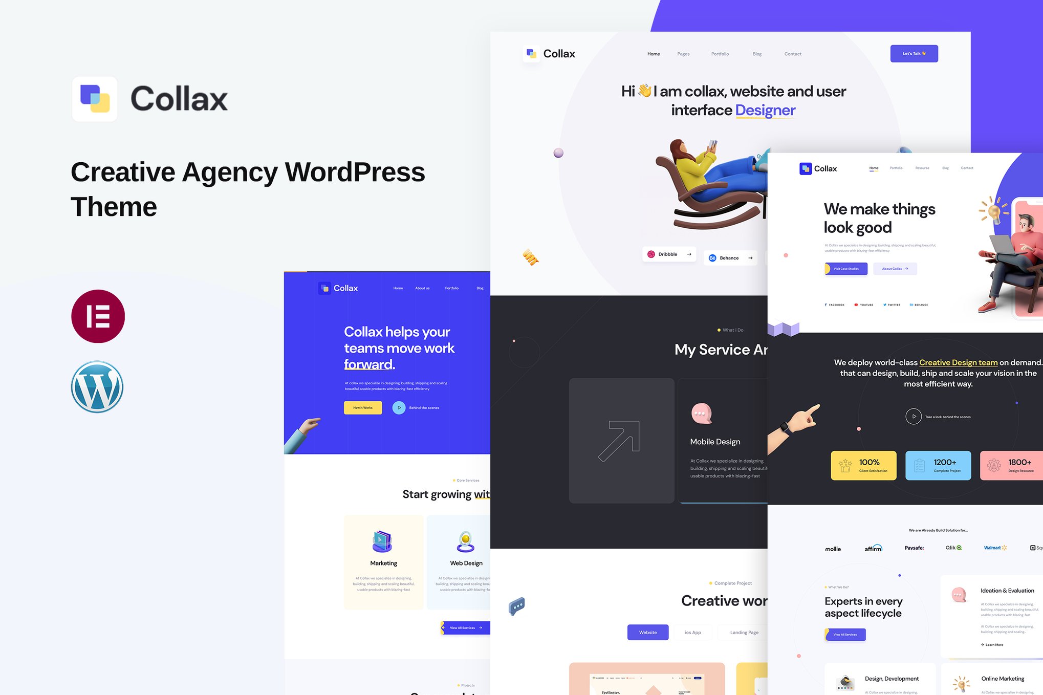 Collax – Creative Agency WordPress Theme