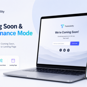 Coming Soon and Maintenance Mode by Traslatability