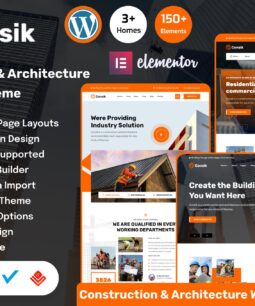 Consik – Tema WordPress para serviços de construção