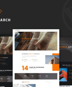 Donald Arch – Tema WordPress de Arquitetura Criativa