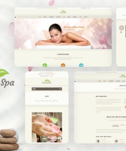 Dream Spa – Site WordPress para salão de beleza