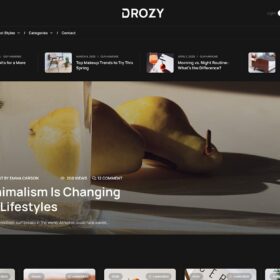 Drozy – Modern Blog & Magazine WordPress Theme