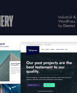Enginery – Industrial & Engineering WordPress Theme