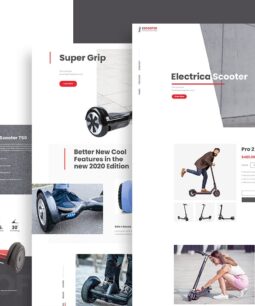 Escoot – One Page, Single Product Woocommerce Theme
