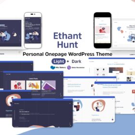 Ethant Hunt – Personal Onepage WordPress Theme