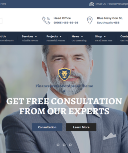 Finance Press – WordPress Theme for Consulting Businesses