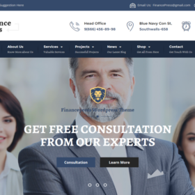 Finance Press – Consulting Business WordPress Them