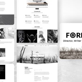 Foreal – Director, Writer WordPress Theme