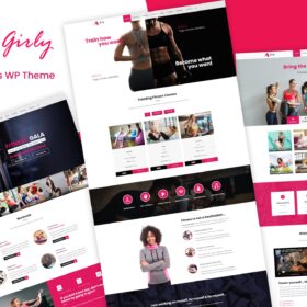 GirlyGym – Gym Fitness WordPress Theme