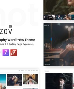 Glazov – Tema WordPress para fotografia