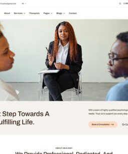 Healingy – Psicólogo de Terapia e Aconselhamento no WordPress