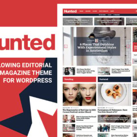 Hunted – Editorial Magazine Blog Theme