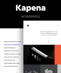 Kapena – Tema minimalista para portfólio no WordPress