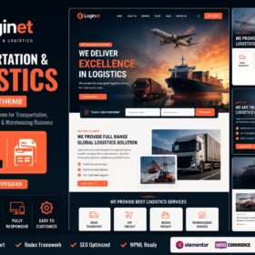 Loginet – Transportation & Logistics WordPress The