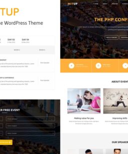 MitUp – WordPress Theme for Events and Conferences
