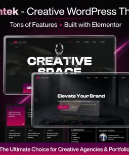 Montek – Tema criativo para WordPress
