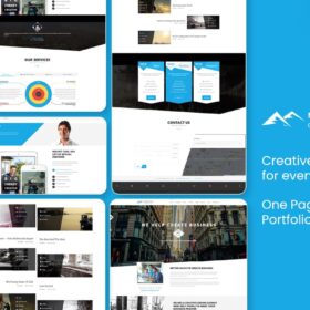 MountCool – Single Page Portfolio WordPress Theme