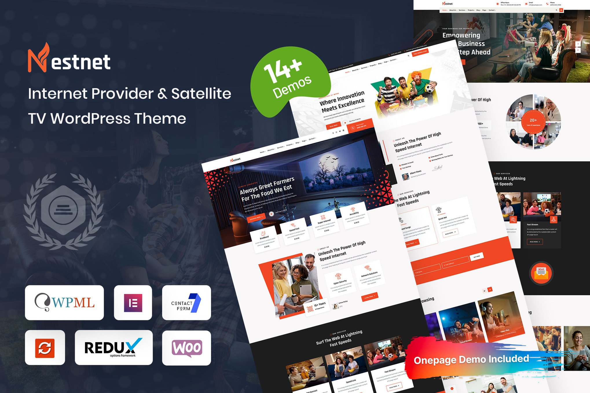 Nestnet – Internet Provider & Satellite TV WP