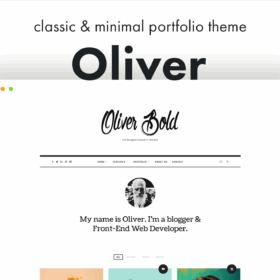 Oliver – Classic & Minimal WordPress Theme