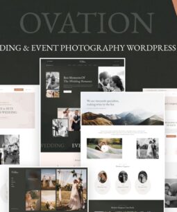 Ovation – Wedding & Event Photography WordPress Theme
