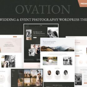 Ovation – Wedding & Event Photography WordPress Theme