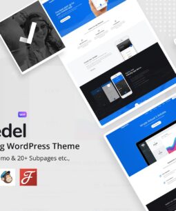 Redel – Tema responsivo do WordPress para páginas de destino de aplicativos