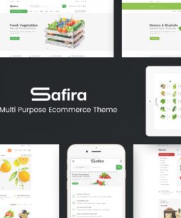 Safira – Food & Organic WordPress Theme