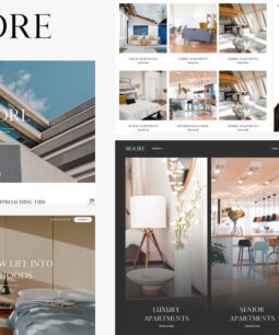 Tema do WordPress para um único imóvel – Moore