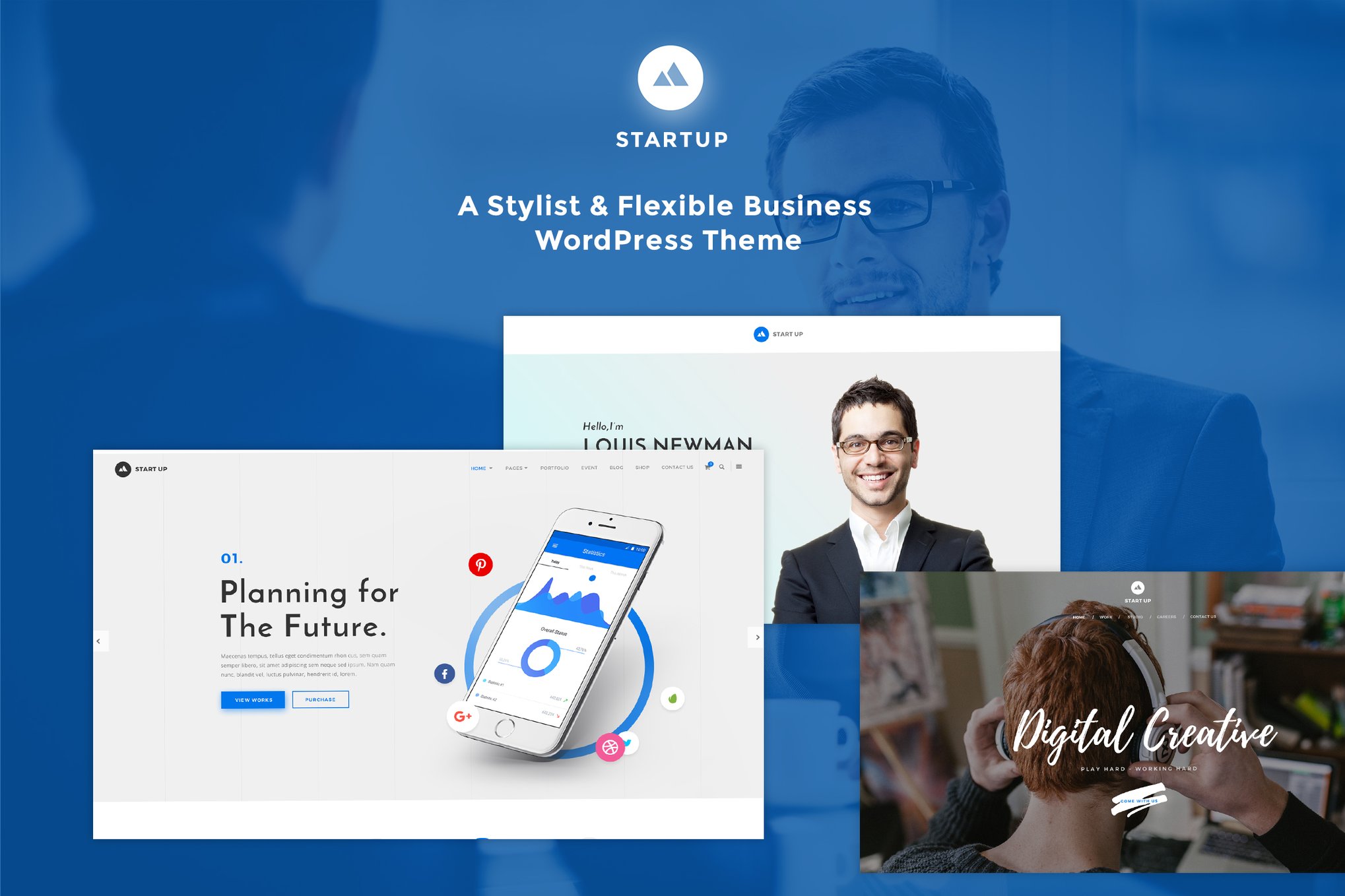 StartUp – Tema responsivo e multifuncional para WordPress