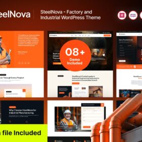 SteelNova – Factory & Industrial WordPress Theme
