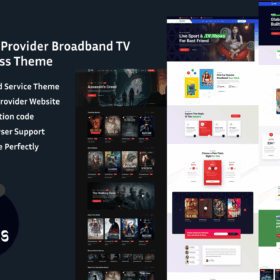 Subnet – Internet Provider Broadband TV WordPress Theme