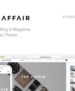 The Affair – Tema do WordPress para blogs pessoais