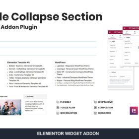 Toggle Collapse Section Elementor Addon