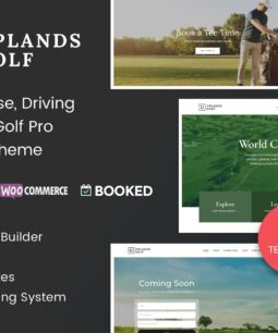 Uplands – Tema WordPress para campos de golfe
