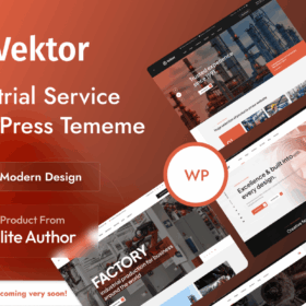 Vektor – Industrial Service WordPress Theme