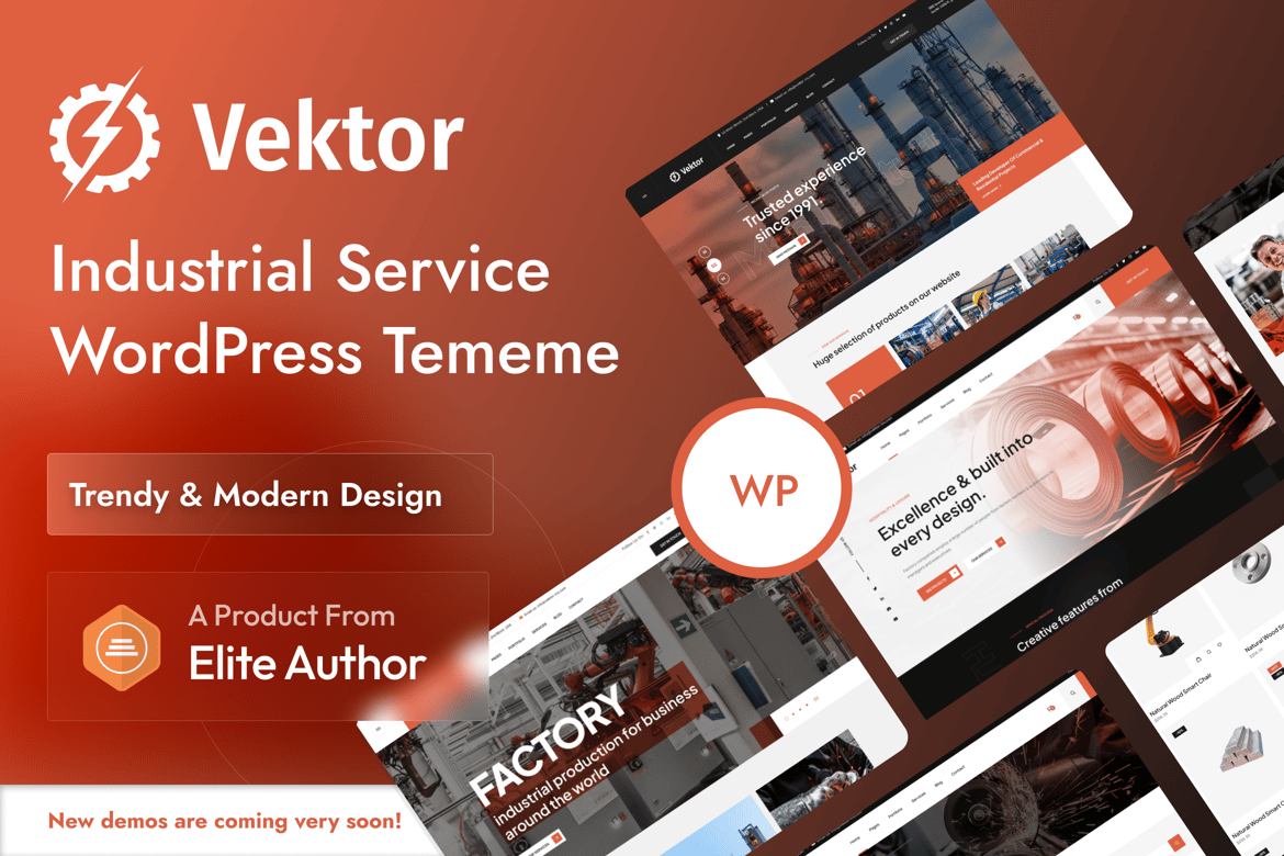 Vektor – Industrial Service WordPress Theme