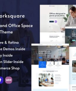 Worksquare – Tema para espaços de coworking e escritórios
