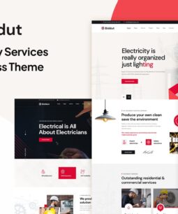 Biddut – Tema WordPress para serviços de eletricidade