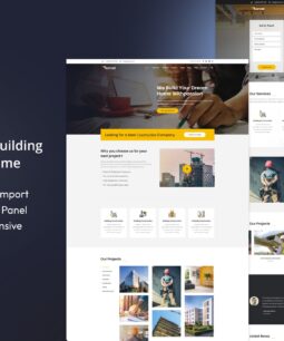 Borvel – Construction Company WordPress Theme