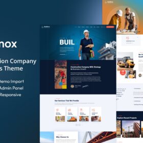 Buildnox – Construction Company WordPress Theme