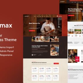 Craftmax – Carpenter WordPress Theme