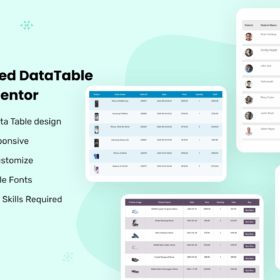 Datalentor – Advanced DataTable for Elementor