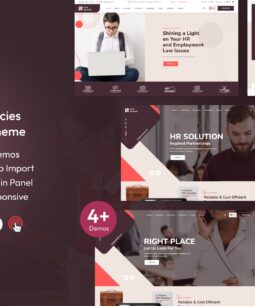 Eazy Recruitz – Tema WordPress para agências de recrutamento