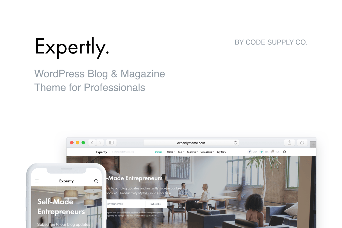 Expertly – WordPress Blog & Magazine Theme for Pro